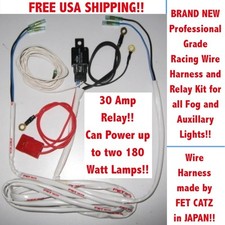 Wire Harness Relay Kit Ns Fits Catz Hella Piaa Bosch Kc All Fog Lights Jdm