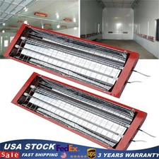 2x 2000w Infrared Paint Curing Baking Lamp Heat Lamp Paint Booth Heater Lighting