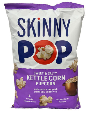 Skinnypop Kettle Corn Sweet & Salty Popcorn 5.3 oz Skinny Pop
