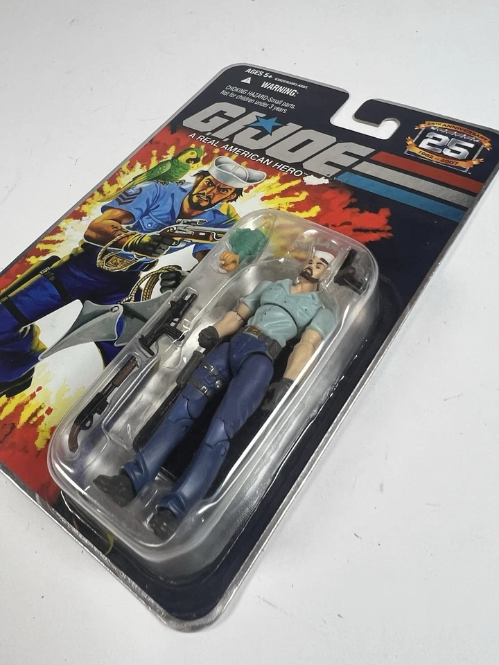 GI Joe 25 Aniversario ARAH Marinero Naufragio Sin usar, en caja NUEVO Lámina Sellada 2007 Foto 2 de 4