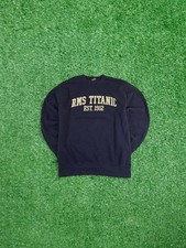 Women's Navy and Blue Sweatshirt