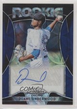 2019 Panini Prizm Rookie Navy Blue Kaleidoscope 7/35 Duane Underwood Auto 0c6