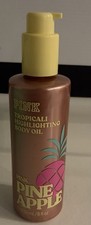 Victoria  s Secret PINK Tropicali Highlighting Body Oil Pineapple  New  8 Fl Oz