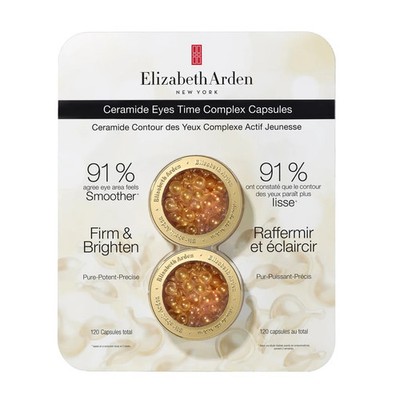 Elizabeth Arden Ceramide Eyes Time Complex Capsules Youthful Look 120pcs NEW