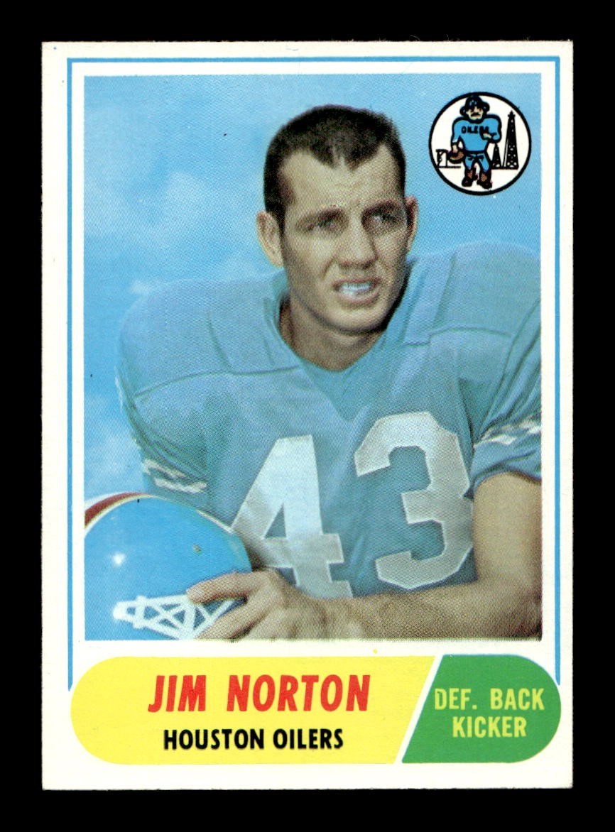 1968 Topps #41 Jim Norton Oilers NEAR MINT *w8