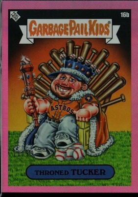 2023 Topps GPK x MLB Series 3 David Gross 16b  Pink 23/99 Throne TUCKER