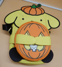 LOUNGEFLY Sanrio Pompompurin Pumpkin Halloween Crossbody Bag NWOT new