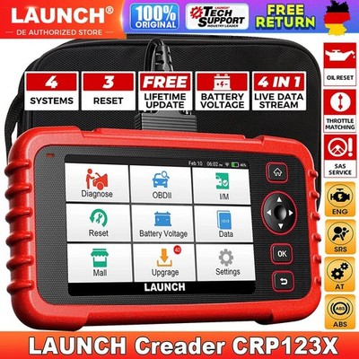 2026 LAUNCH CRP123X PRO KFZ OBD2 Diagnosegerät Scanner Fehler Auslesegerät SAS