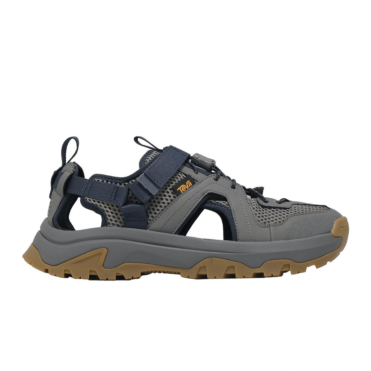 Teva Hurricane XLT3 Closed-Toe Sandal Grey Navy Men Strap Sandal