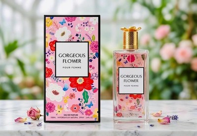 Gorgeous Flower Eau De Parfume For Women- New In Sealed Box