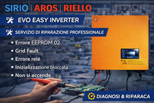 Servizio Riparazione Inverter Sirio Aros Riello EVO Easy Fotovoltaico