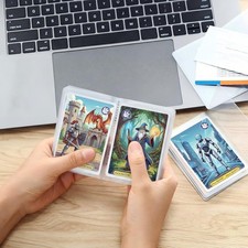 4 Packs Wallet Insert Plastic Credit Card Holder Wallet Credit Card Sleeves for