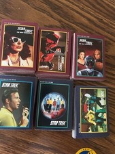 Lot of 200 Star Trek Trading Cards