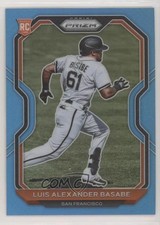 2021 Panini Prizm Tier II Carolina Blue Luis Basabe Alexander #103 0nr3