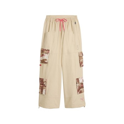 PUMA Flau'jae Aop Cargo Pants Womens Size XL  Casual Athletic Bottoms 63588701