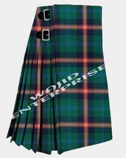 Men's Scottish Handmade Traditional Young Modern Tartan 8 Yard kilt - 16 Oz
