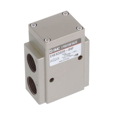 1PC SMC CORPORATION EVEX3320-04F Air Operated Power Valve, 3 Position, Proporti