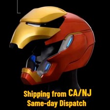 Iron Man Helmet MK50 1/1 Wearable Cosplay Toys Mechahead Voice Control US Ship