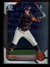 2022 Bowman #BCP-110 Diego Velasquez Chrome Prospects