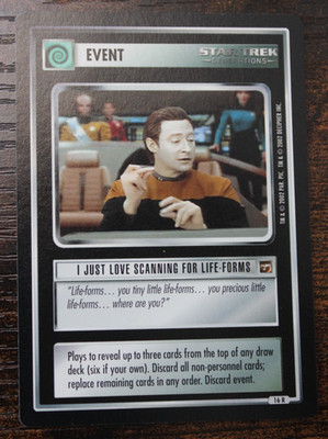 Star Trek CCG - The Motion Pictures - I Just Love Scanning for Life-Forms - 16R