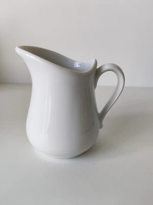 Pot à lait en porcelaine blanche Apilco France - Photo 1/4