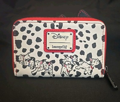 Loungefly Disney 101 Dalmatians Cruella De Vil Zip Around Wallet 6'' x 4'' New!