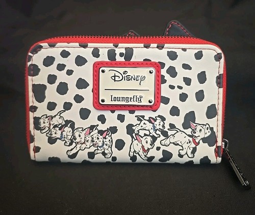 Loungefly Disney 101 Dalmatians Cruella De Vil Zip Around Wallet 6" x 4" New!