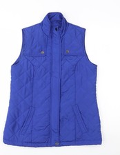 Womens UK Size 10 DASH Blue Gilet