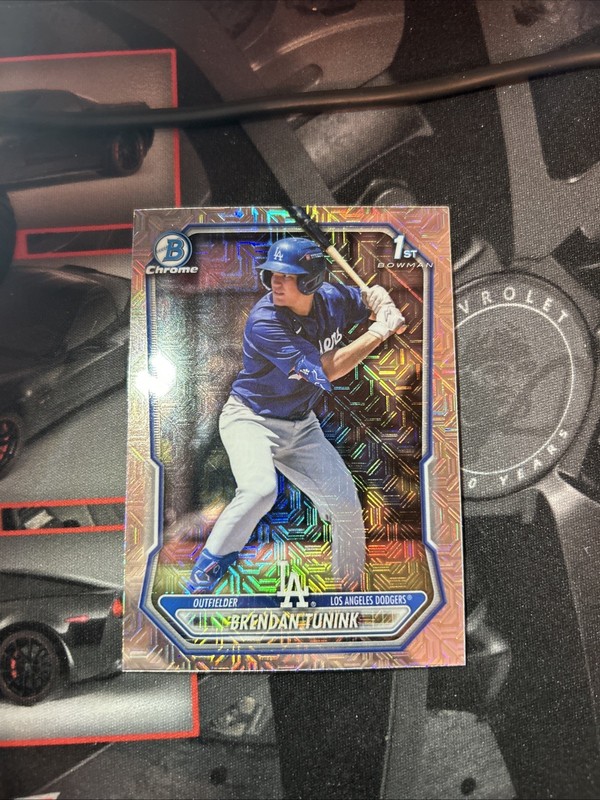 2026 Bowman Chrome 1st Bowman Mega Refractor Brendan Tunink