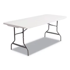 Alera 65600 72" x 30" x 29" Square Edge Resin Rectangular Folding Table New