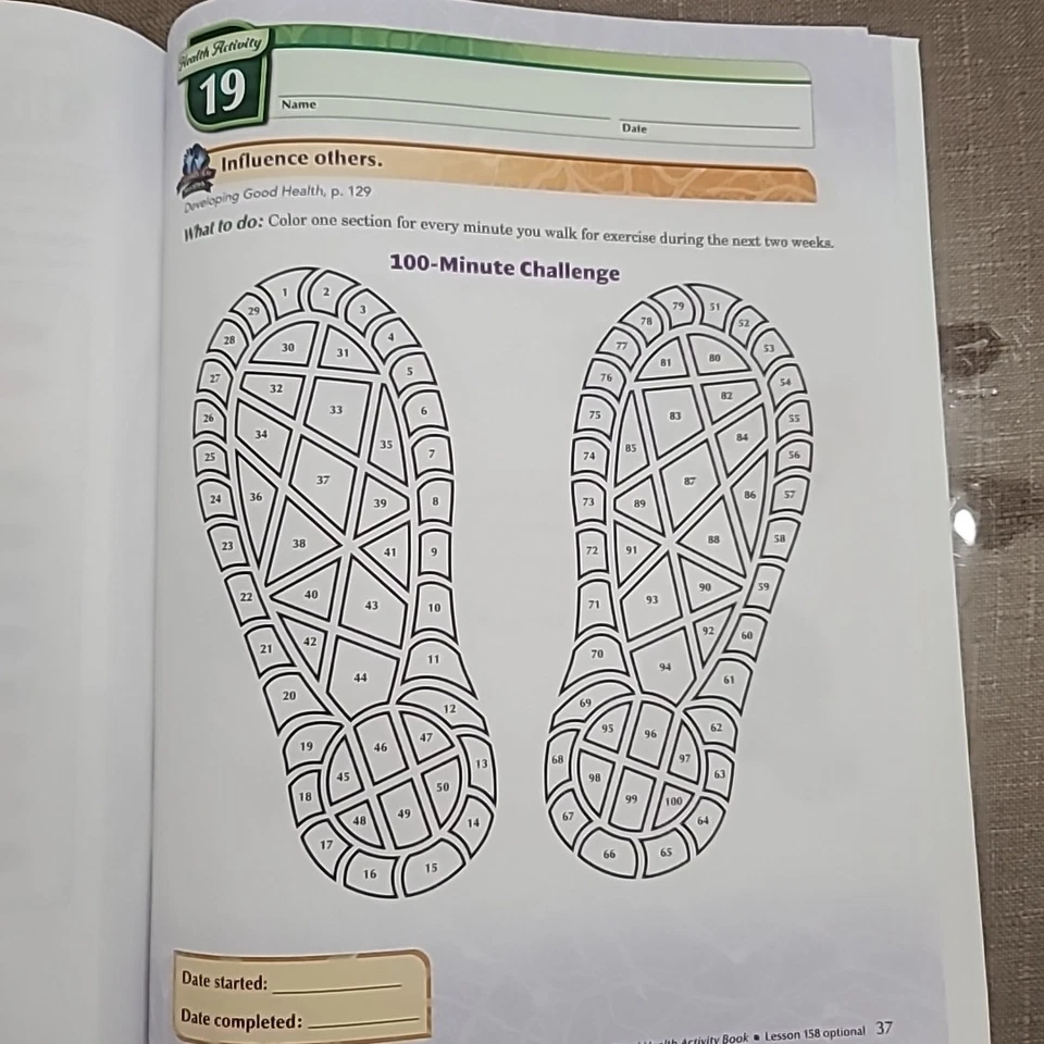 Abeka Developing Good Health Fourth Edition Teacher Activity Book Key - Image 4 of 4