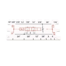 Chain Size Gauge For Beeline SM 50 10-11 JMP 1pc 4043981068696