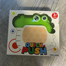 Quick Push Crocodile Handheld Electronic Game...
