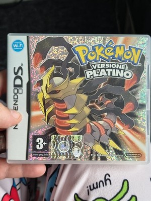 Pokemon Platin Versione Platino DS Nur Hülle & Handbuch Italienisch