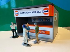 1:32 Scale Gulf Le Mans Pit Hut Building Ninco Scalextric Carrera SCX building