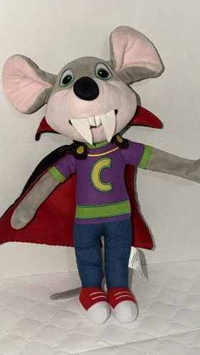 Chuck E Cheese Vampire Plush 12” Stuffed Animal Mouse 2022 Halloween Toy Plush