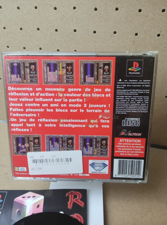 Rox Ps1 Jeu Jeux Sony Playstation 1 - Photo 4/4