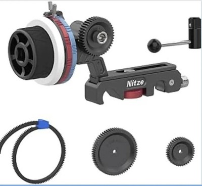 Nitze 15mm Follow Focus Kit with 3 Reversible Drive Gears, 3 Marking Disks, G...