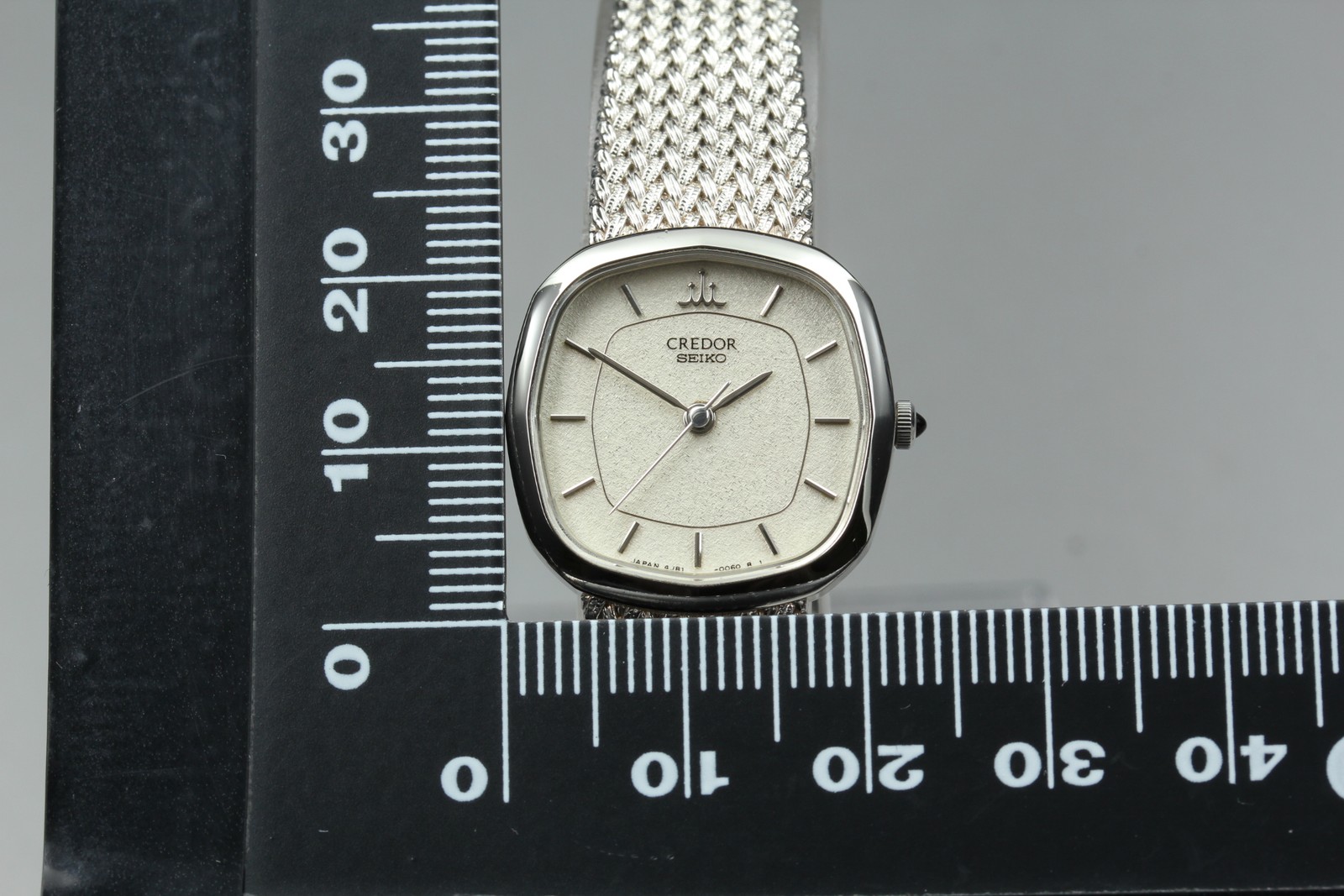 SEIKO Credor 4J81-5040 Silver Tank Quartz Women's Wat… - Gem