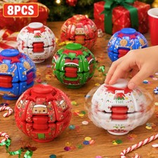 Christmas Fidget Spinner Ball Toy Stress Relief Sensory Fidget Toy for Kids Gift