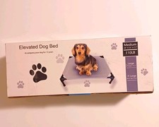 Elevated Pet Bed Medium 30 x 23 x 7.7 Textilene Mesh MX Dog Bed