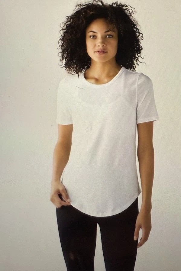 Lululemon Love Crew Short Sleeve White Can 6 Aus 10