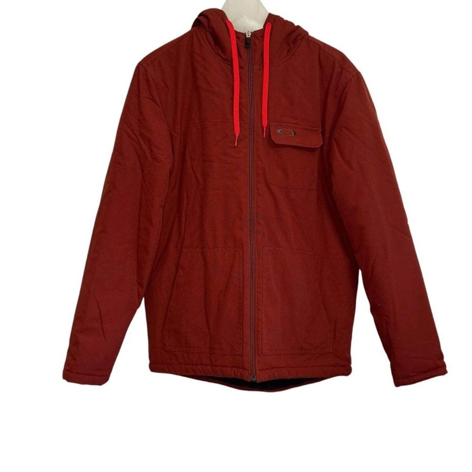 OAKLEY Unisex Hooded Insulate Coat Jacket Red Winter Sports Size Small
Opens in a new window or tab