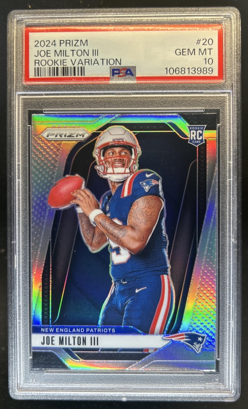 Ladd McConkey Panini Prizm Rookie Variation #24 Base
