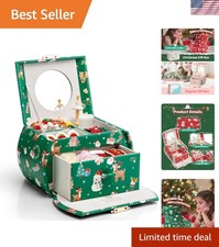 Adorable Musical Jewelry Box for Girls - Elegant Gift with Ballerina Design