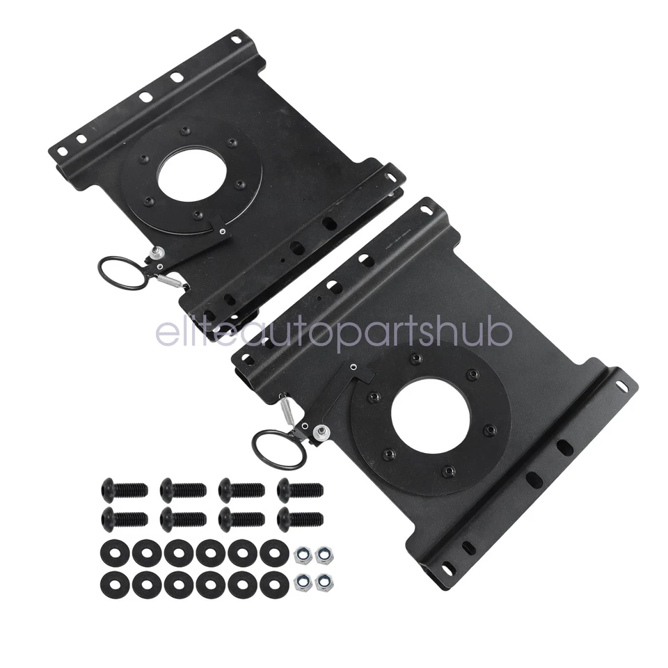 Soporte base giratorio para asiento izquierdo+derecho para Ford Econoline E150-E450 1997-2024 1 par Foto 2 de 4