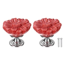2pcs Toilet Button Pusher, Toilet Tank Button, Red
