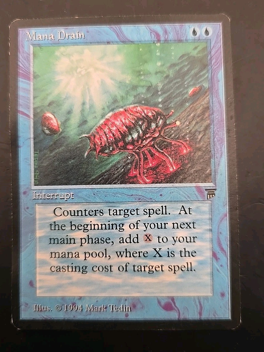 Mana Drain Legends MTG Regular Heavily Played