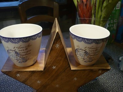 GREENGATE 2 x Cups  Fay white    RARITÄT