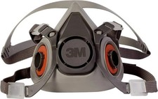 3M 6200 Half Facepiece Reusable Respirator, Respiratory Protection Size MEDIUM